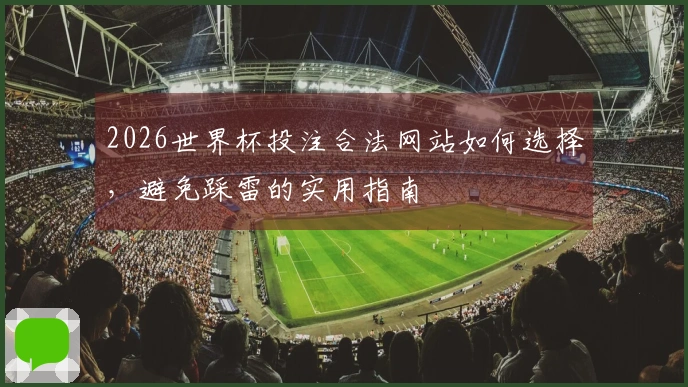 2026世界杯投注合法网站如何选择，避免踩雷的实用指南